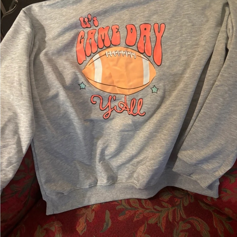 Gray Game Day Women’s Sweatshirt